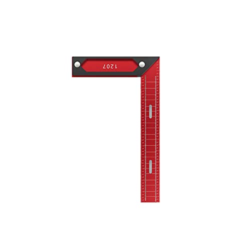 L Typ Loch Lineal Metall Holzbearbeitung Lineal Line Zeichnungsmarkierungsmesswerkzeug Rechtwinkliger Schreibgeschmack 320/420 Mm Holzbearbeitung Lineal von Trufolxiaz