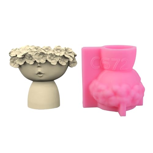 Mädchenform Silikonform Für Blumentöpfe Vase Form Betonzement Epoxidharzform Gusswerkzeug Handwerk Für Garten Blumentöpfe Formen Mädchenform Silikonform Für Blumentöpfe Vase Form Betonzement Epoxidharzform Gusswerkzeug Handwerk Für Garten Blumentöpfe Formen von Trufolxiaz