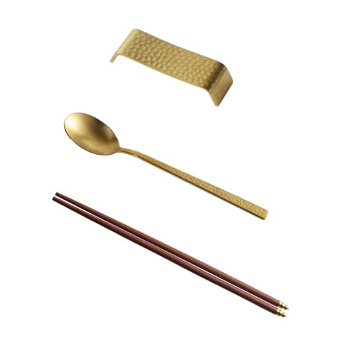 Moderne Edelstahl Stäbchen Essstäbchen Set Utensilien Raffiniertes Tischgeschirr Küchenlöffel Für Lebensmittel Enthusiasten Rostfreie Besteckset von Trufolxiaz