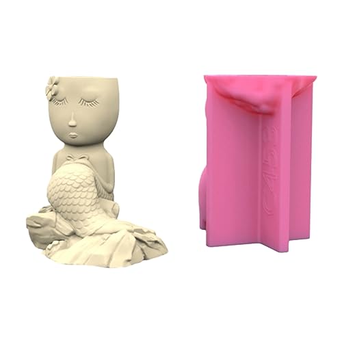 Nicht Stick Niedliche Meerjungfrau Stifthalter Schimmel Blumentopf Silikonform Bastel Ornament Werkzeug Sukkulente Pflanzer Form Nette Meerjungfrau Silikonform Gypsum Stifthalter Nicht Stick Niedliche Meerjungfrau Stifthalter Schimmel Blumentopf Silikonform Bastel Ornament Werkzeug Sukkulente Pflanzer Form Nette Meerjungfrau Silikonform Gypsum Stifthalter von Trufolxiaz