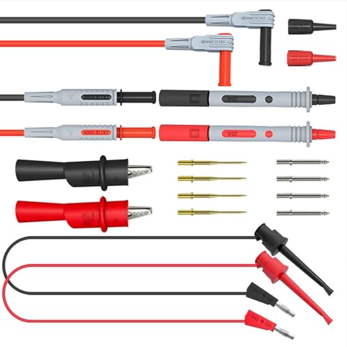 Präzisions Multimeter Sonden Multimeter Testleitungen Mit Anti Schlupf Für Ingenieure Techniker Und Enthusiasten Reparaturtechnikerzubehör von Trufolxiaz