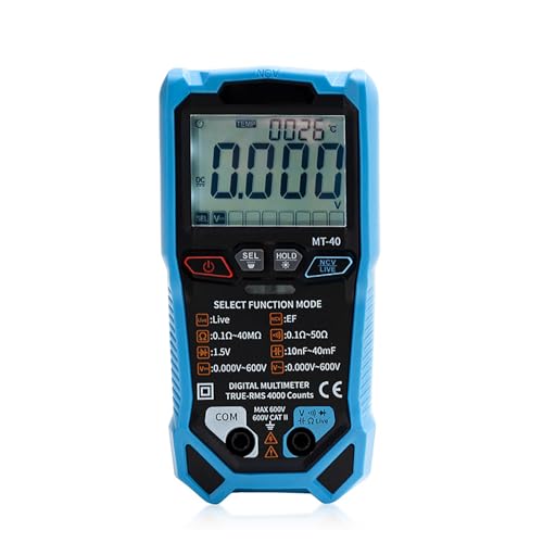 Professionelle Digitale Voltmeter Multimeter Analyse Mit Kontinuitätstester Für Elektriker Haushalt Und Industriegebrauch Batterie Tester von Trufolxiaz