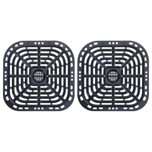 Set Von 2 Metallluft Fritteuchter Grillplatte Quadratgrill Pfanne Luft Fritteuchsen Ersatzteil Für Instants 6qt Luft Frittierluft Frittierschale Für Ofen Set Von 2 Metallluft Fritteuchter Grillplatte Quadratgrill Pfanne Luft Fritteuchsen Ersatzteil Für Instants 6qt Luft Frittierluft Frittierschale Für Ofen von Trufolxiaz
