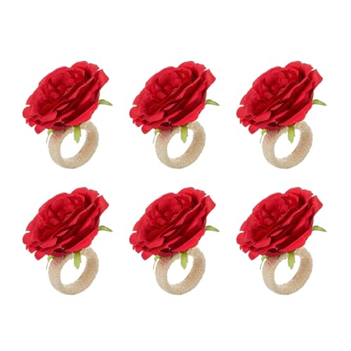 Set Von 6 Künstlichen Blumen Serviettenringen Eleganter Gewebehalter Für Und Partys Tischdekorationen Für Hochzeiten Esstischdekorationen Set Von 6 Künstlichen Blumen Serviettenringen Eleganter Gewebehalter Für Und Partys Tischdekorationen Für Hochzeiten Esstischdekorationen von Trufolxiaz