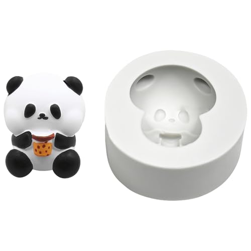 Silikonpanda Form Formen Traditionelle Chinesische Dessertformen Kerzenständer Silikontextur Backzubehör Seife Crafting Formen von Trufolxiaz