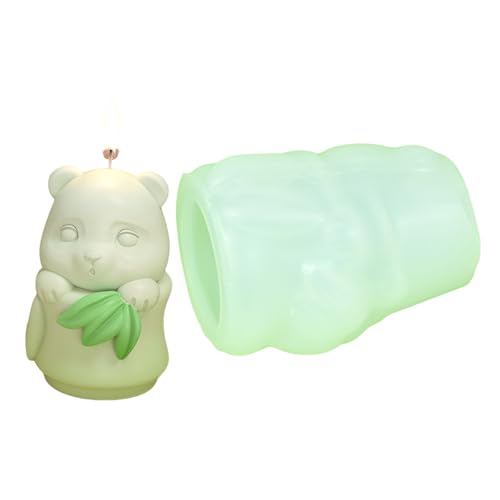Silikonpanda Form Formen Traditionelle Chinesische Dessertformen Kerzenständer Silikontextur Backzubehör Seife Crafting Formen von Trufolxiaz