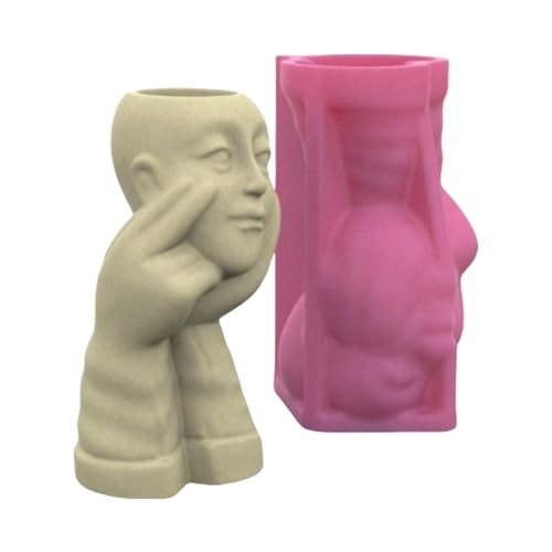 Silikonvase Formen Stifthalter Form Porträt Form Silikonvase Formen Stifthalter Form Porträt Form von Trufolxiaz