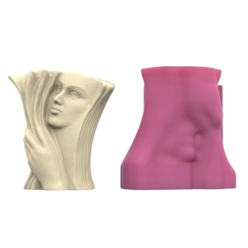 Stylish Geformte Robuste Silikonform Für Bastelmittel Blumentöpfe Und Stifthalter Aus Der Harzdekoration Personalisieren Vase Making von Trufolxiaz