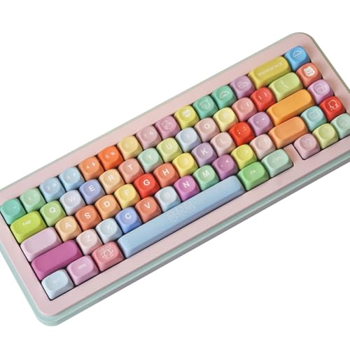 Trufolxiaz 132Key Dicke PBTS Schlüsselcap Set Mit Farbenfrohen Musterfarbstoffen Unter Sublimiertem Druck Für MX Switches Mechanische Tastaturschlüsse Für Mechanische Tastaturen Trufolxiaz 132Key Dicke PBTS Schlüsselcap Set Mit Farbenfrohen Musterfarbstoffen Unter Sublimiertem Druck Für MX Switches Mechanische Tastaturschlüsse Für Mechanische Tastaturen von Trufolxiaz
