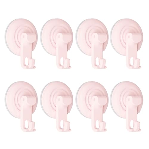 Trufolxiaz 4PCS/8PCS SAULPRUCT CUPS HOKS BADE TEIL UND LOOFAH HANDER STARKE VAKUUM HANGS HAKE PRACTIONAL ROBE LAGE RACK Home Organisation von Trufolxiaz