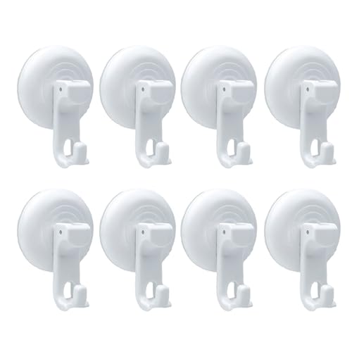 Trufolxiaz 4PCS/8PCS SAULPRUCT CUPS HOKS BADE TEIL UND LOOFAH HANDER STARKE VAKUUM HANGS HAKE PRACTIONAL ROBE LAGE RACK Home Organisation von Trufolxiaz