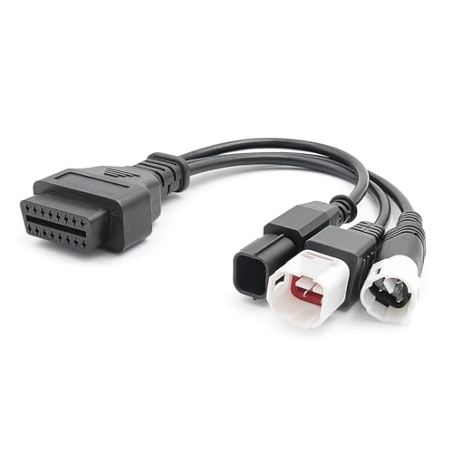 Trufolxiaz Diagnose Steckerkabel 3Pin 4Pin 6Pin OBDII Kabeladapter OBDII Verlängerungskabel Diagnosekabel von Trufolxiaz