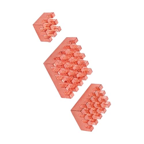 Trufolxiaz Kupferkühlkörper Für Die RV2 Entwicklungskarte Verbessert Wärmeableitungen Wärmekühlkörper Set 3PCS Kupferwärmungskühlung von Trufolxiaz