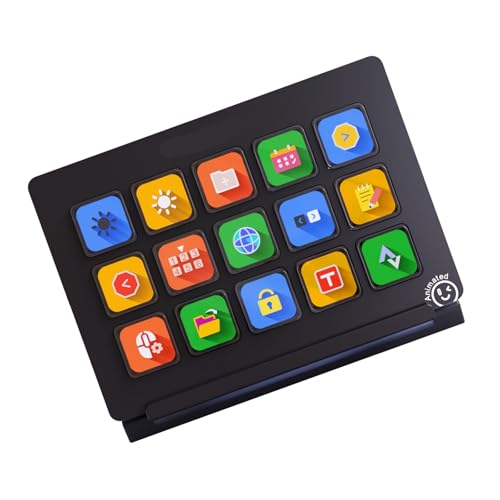 Trufolxiaz Programmierbares 15Macro Tastatur Bedienfeld AI Tastaturen Mit Sofort Aktion Für Live Streaming BearbeitungspC Kompatibilitätskontroller Trufolxiaz Programmierbares 15Macro Tastatur Bedienfeld AI Tastaturen Mit Sofort Aktion Für Live Streaming BearbeitungspC Kompatibilitätskontroller von Trufolxiaz