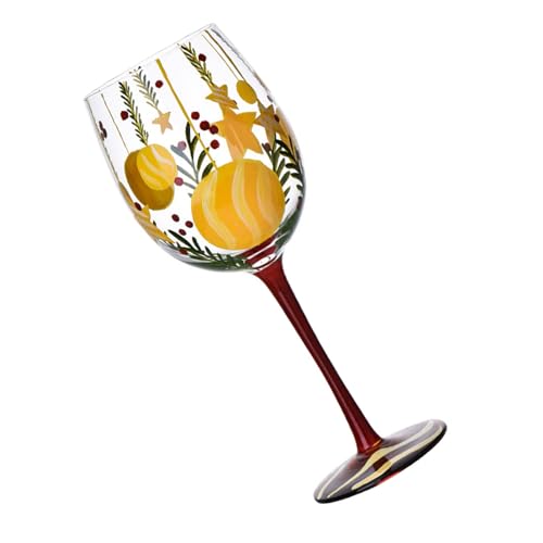 Trufolxiaz Weinglas Mit Weihnachtsfeiertag Anspruchsvoller Hochgeklemmter Champagnerflöte Elegante Stemwares Für Party Verwenden Dekorative Weinbecher von Trufolxiaz