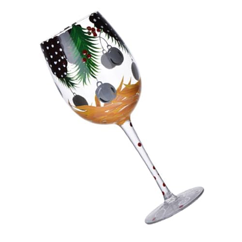Weinglas Mit Weihnachtsfeiertag Anspruchsvoller Hochgeklemmter Champagnerflöte Elegante Stemwares Für Party Verwenden Dekorative Weinbecher von Trufolxiaz