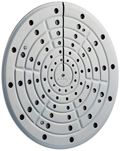 Truka 19 cm großer Doppelschicht-Zinn-Wärmeverteiler, silberfarben von Truka
