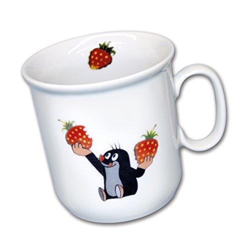 Trullala Porzellantasse Der kleine Maulwurf, mit Erdbeeren von Trullala
