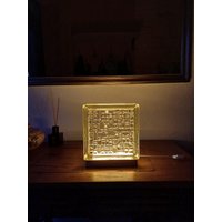 Handgemachte Glasbausteinlampe Aus Dem Schwarzwald Geburtstagsgeschenk Vintage Deko Lampe Upgecycelt Handgemachte Glasbausteinlampe Aus Dem Schwarzwald Geburtstagsgeschenk Vintage Deko Lampe Upgecycelt von TruppeGlasbausteine