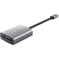 Trust Dalyx Schnelles USB-Kartenlesegerät aus Aluminium - Silber von Trust