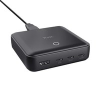 Trust Maxo 100 W USB-Tischladegerät mit 4 Anschlüssen - Schwarz EU von Trust