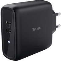 Trust Maxo Duales 65 W USB-C-Ladegerät - Schwarz EU von Trust