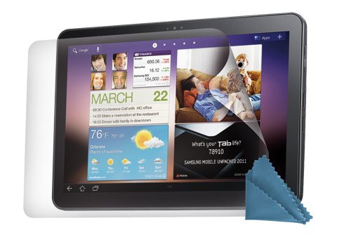Trust Decken Pack 3 Displayschutzfolie für Galaxy Tab 10,1 transparent von Trust