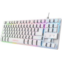 Trust Gaming GXT 833W Thado Tastatur mit TKL-Beleuchtung - Weiß DE von Trust
