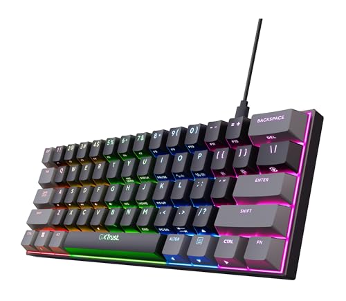 Trust Gaming GXT 867 Acira Französisches AZERTY-Layout Mechanische Tastatur von Trust