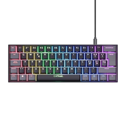 Trust Gaming GXT 867 Acira Italienisches QWERTY-Layout Mechanische Tastatur Trust Gaming GXT 867 Acira Italienisches QWERTY-Layout Mechanische Tastatur von Trust Gaming