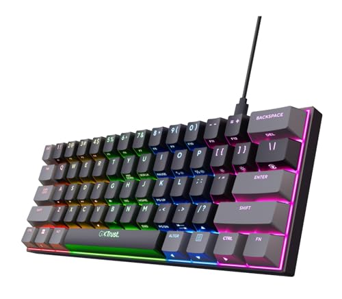 Trust Gaming GXT 867 Acira Niederländisches QWERTY-Layout Mechanische Tastatur von Trust Gaming