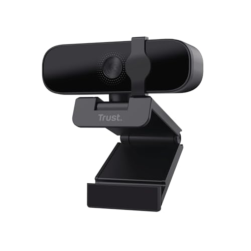 Trust Oran 1080p Webcam PC, Full HD USB Web Cam mit Blickschutzfilter, PC Kamera mit Mikrofon, Fixfokus 30 FPS, 85% Recyclingkunststoff, Videokamera für Laptop Desktop Mac Windows Zoom Teams Trust Oran 1080p Webcam PC, Full HD USB Web Cam mit Blickschutzfilter, PC Kamera mit Mikrofon, Fixfokus 30 FPS, 85% Recyclingkunststoff, Videokamera für Laptop Desktop Mac Windows Zoom Teams von Trust