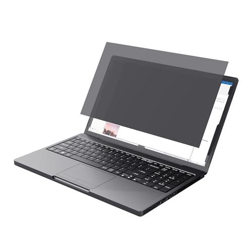 Trust Primo 15.6 Zoll Laptop Blickschutzfilter, Blickschutzfolie mit Blaulichtfilter, 60° Blickwinkel, Computer Bildschirm Sichtschutz, Anti-Blend-Datenschutzfilter für HP Lenovo Acer Dell Asus von Trust