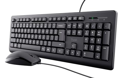 Trust Primo Tastatur Maus Set, Belgisches AZERTY-Layout von Trust Gaming