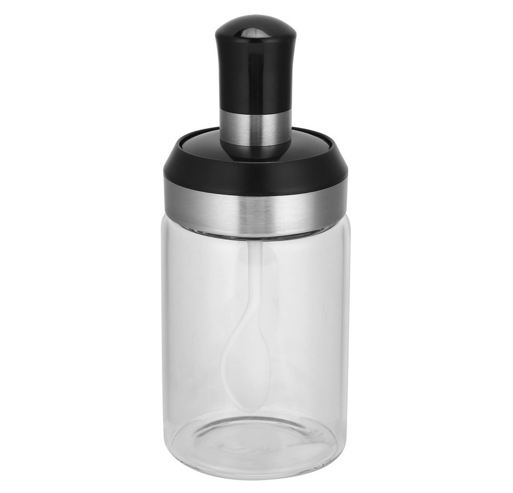 Truyuety Gewürzbehälter Gewürzflasche Zucker-Salz-Gewürzbehälter aus transparentem Glas, (1-tlg) von Truyuety
