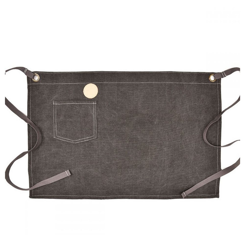 Truyuety Kochschürze Canvas Schürze Herren Damen - Denim Kochschürze mit Taschen, (1-tlg) von Truyuety