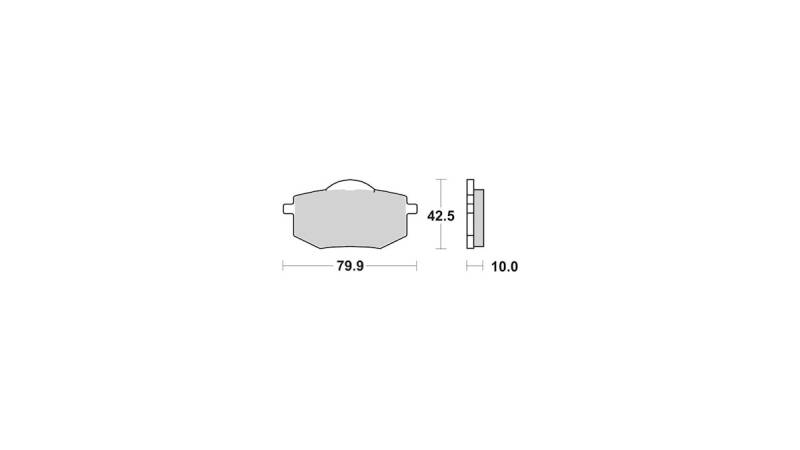 TRW Bremsbelag Typ Organisch Standard mit ABE, Bremsbelag "MCB 587" Satz TRW Bremsbelag Typ Organisch Standard mit ABE, Bremsbelag "MCB 587" Satz von Trw