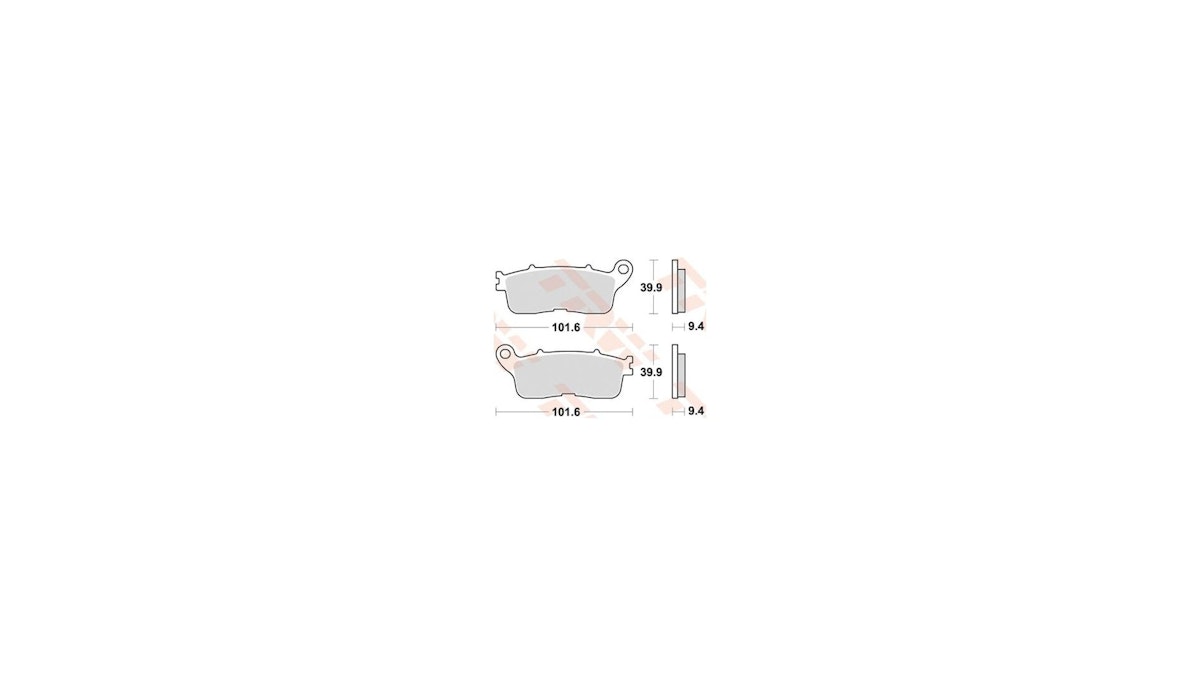 TRW Bremsbelag Typ SH Sintermetall mit ABE, Bremsbelag "MCB 848" Satz TRW Bremsbelag Typ SH Sintermetall mit ABE, Bremsbelag "MCB 848" Satz von Trw