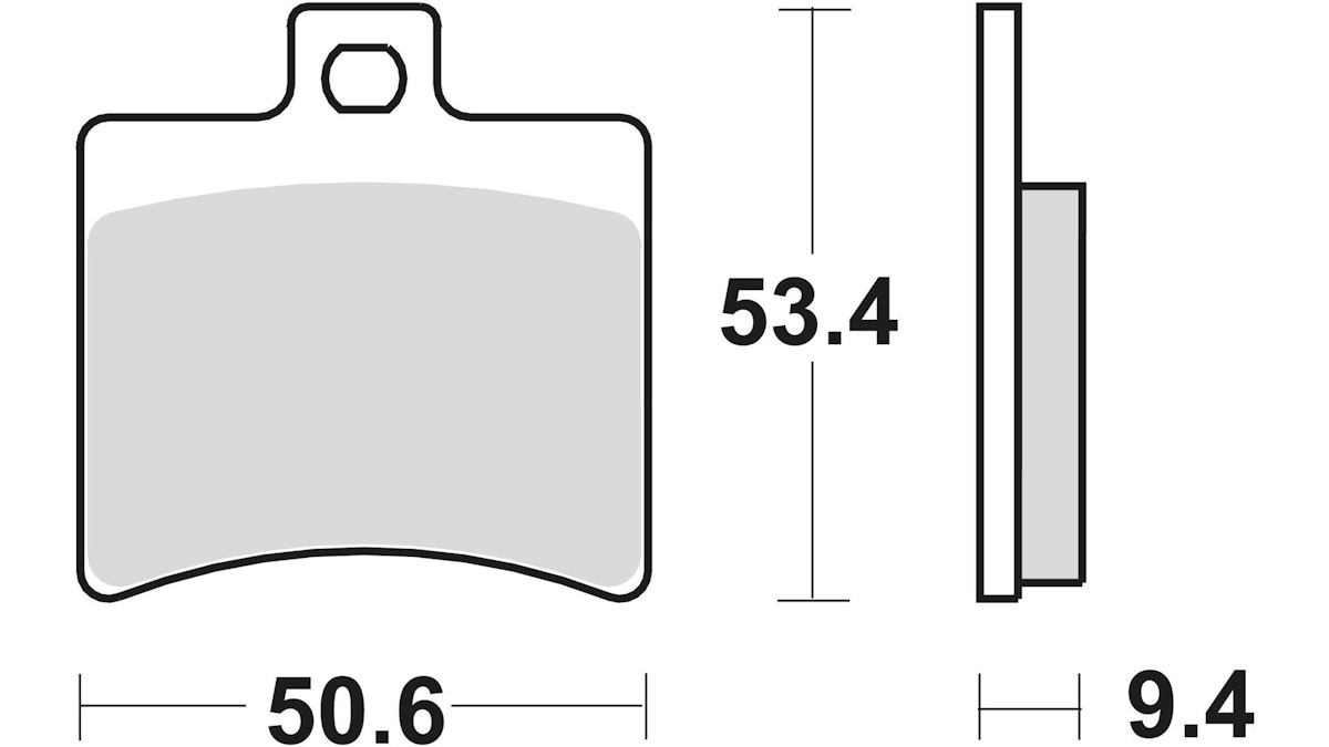 TRW Bremsbelag Typ SRM Sintermetall mit ABE, Bremsbelag "MCB 710" Satz von Trw