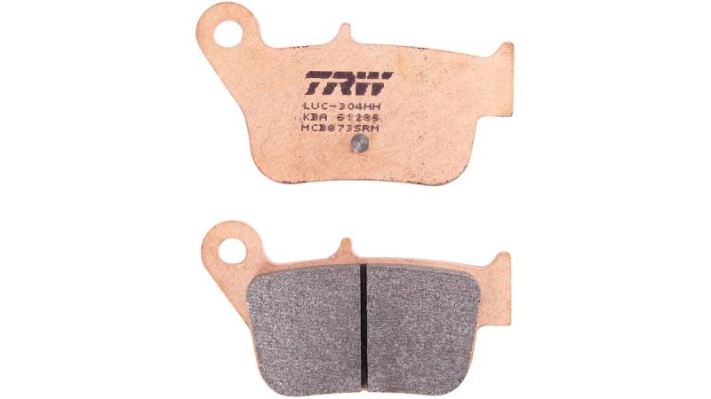 TRW Bremsbelag Typ SRM Sintermetall mit ABE, Bremsbelag "MCB 873" Satz von Trw