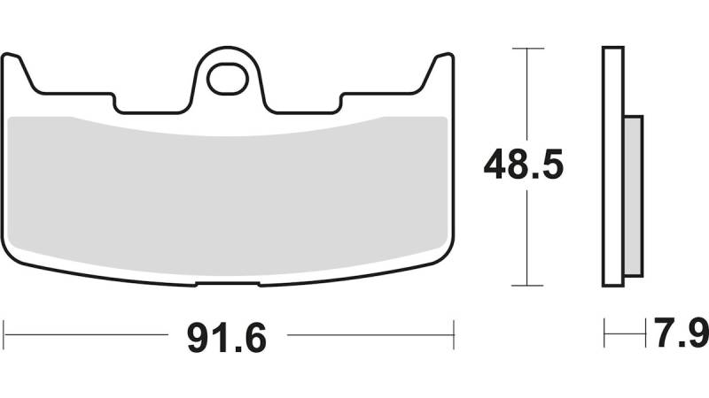 TRW Bremsbelag Typ SV, Sintermetall, Bremsbelag "MCB 747" Satz TRW Bremsbelag Typ SV, Sintermetall, Bremsbelag "MCB 747" Satz von Trw