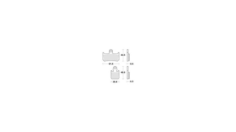 TRW Bremsbelag Typ SV Sintermetall mit ABE, Bremsbelag "MCB 795" Satz TRW Bremsbelag Typ SV Sintermetall mit ABE, Bremsbelag "MCB 795" Satz von Trw