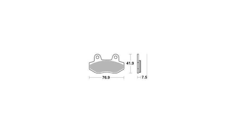 TRW Bremsbelag Typ SV Sintermetall mit ABE, Bremsbelag "MCB 822" Satz TRW Bremsbelag Typ SV Sintermetall mit ABE, Bremsbelag "MCB 822" Satz von Trw