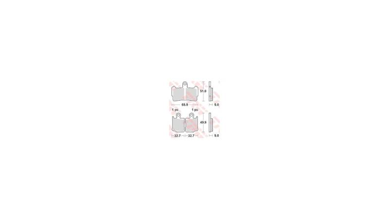 TRW Bremsbelag Typ SV Sintermetall mit ABE, Bremsbelag "MCB 828" Satz TRW Bremsbelag Typ SV Sintermetall mit ABE, Bremsbelag "MCB 828" Satz von Trw