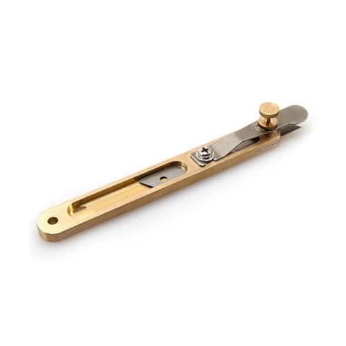 Tsadeer Leder-Messer, Lederwerkzeug, Edelstahl, Klassiker, Positionierungsmesser, Trimmmesser, Lederschneider von Tsadeer