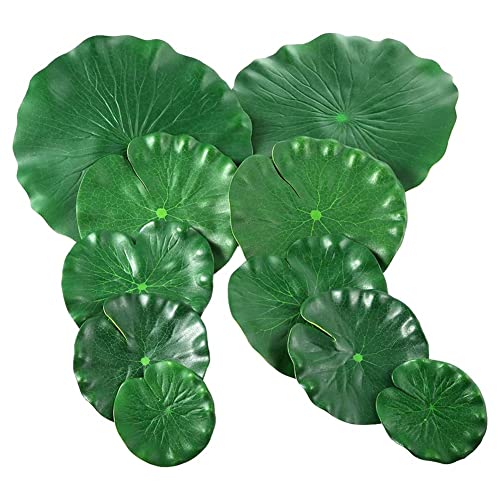 Tsadeer 10 StüCk 5 Arten KüNstlicher Schwimmender Schaum LotusbläTter SeerosenbläTter KüNstliches Laub Teich für Pool Aquarium Tsadeer 10 StüCk 5 Arten KüNstlicher Schwimmender Schaum LotusbläTter SeerosenbläTter KüNstliches Laub Teich für Pool Aquarium von Tsadeer