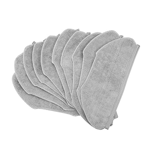 Tsadeer 10 StüCk Mop Tuch Lappen ErsatzzubehöR für Qihoo 360 S10 X100 MAX Roboterstaubsauger von Tsadeer