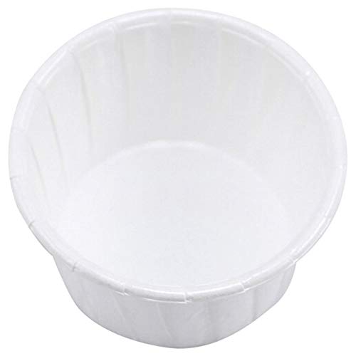 Tsadeer 100 Stücke Pappbecher Nasenhaar Gesicht Haar Entfernung Wachs Bohnenbehälter Kuchen Papier Tablett Papierschüssel Schmelzwachs Eiscreme Organizer von Tsadeer