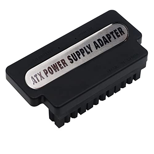 Tsadeer ATX Adapter 24 Pin Buchse ein 24 Pin Adapter 90 Grad Adapter 24 Pin ein 24 Pin für Stromversorgung für PC Desktop von Tsadeer