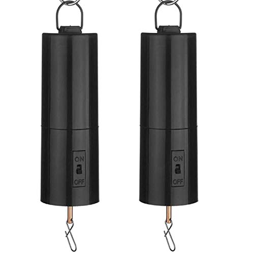 Tsadeer Batterie Betriebener Wind Schwarz Drehmotor zum AufhäNgen Von Wind Spiel Ornament 2 StüCke Tsadeer Batterie Betriebener Wind Schwarz Drehmotor zum AufhäNgen Von Wind Spiel Ornament 2 StüCke von Tsadeer